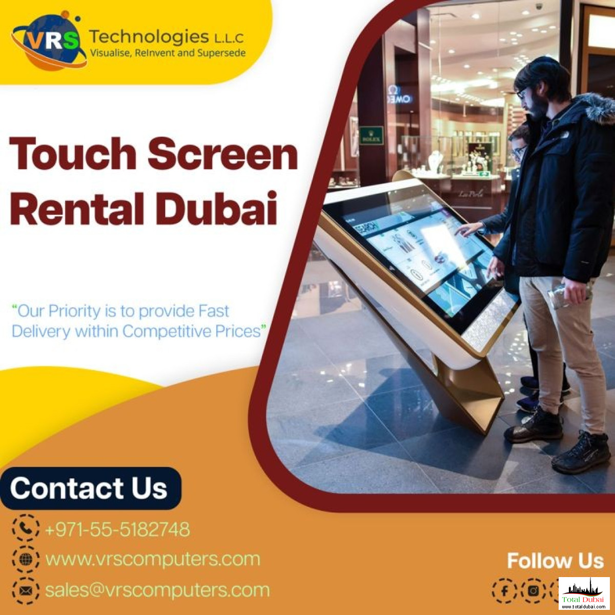 Hire Latest Touchscreens for Trade Shows in UAE